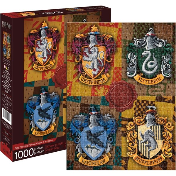 Aquarius Harry Potter Crests 1000pc Jigsaw Puzzle Children/Teen/Kids 14y+ Toys