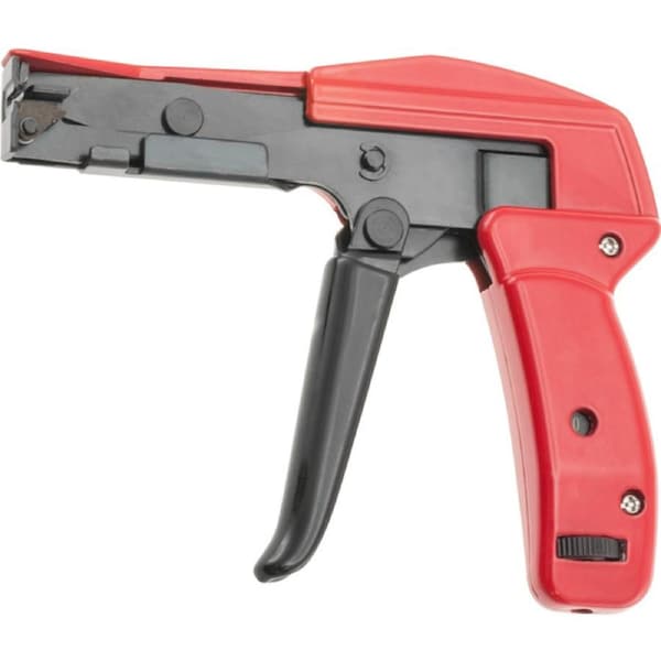 Hanlong HT218 6.3" Metal Fastening Tool 160mm Tension Cable Tie Dial Gun Red