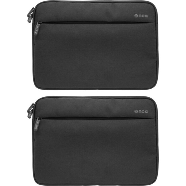 2PK Moki Transporter Sleeve Case Carry Bag for 13.3" Inch Notebook/Laptop Black