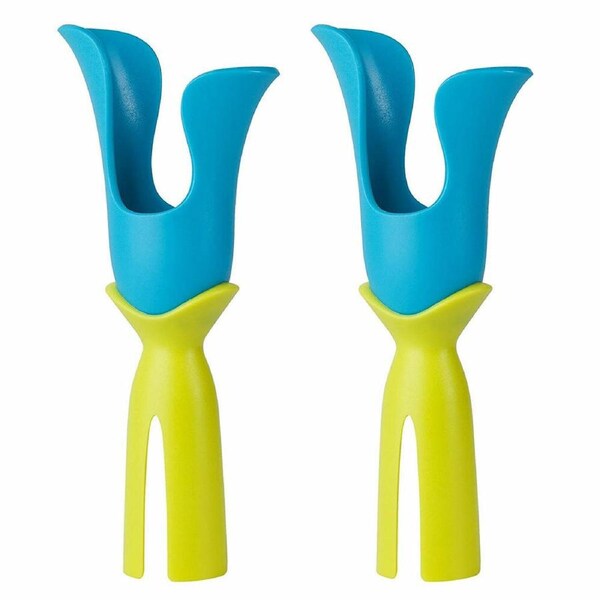 2PK Boon Bud Baby Bottle/Feeding Drying Rack Accessories for Lawn Countertop GRN