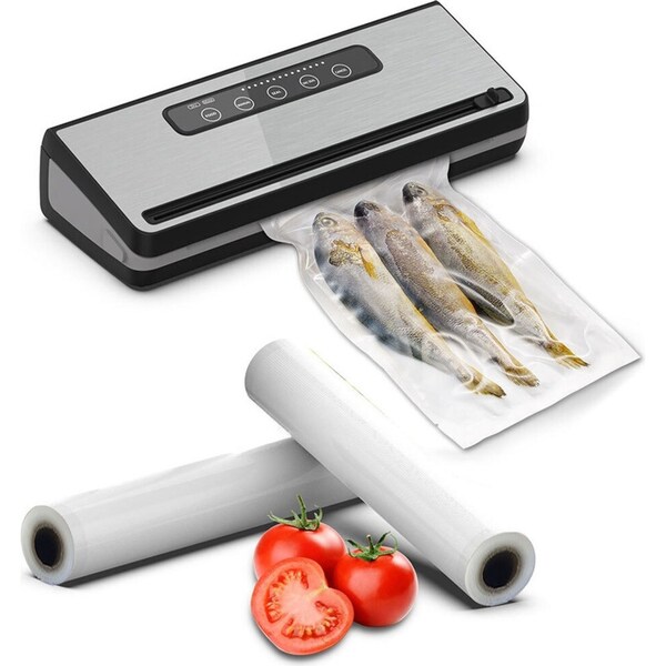 Healthy Choice 40cm Food Sealer/Sealing Machine w/ 3x 28cm Vacuum Bag Rolls