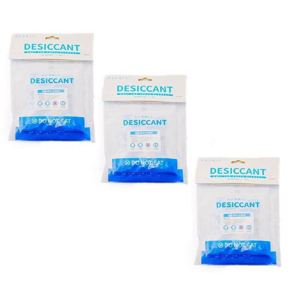 3x Petkit Desiccant Gel Moisture Absorber for Smart Pet Fresh Element Feeder