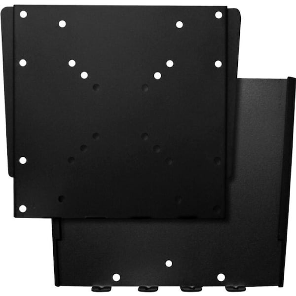 Ezymount 26.5cm Fixed LCD Wall Mount 200x200 Vesa for 10-37" 35kg Flat TV Black