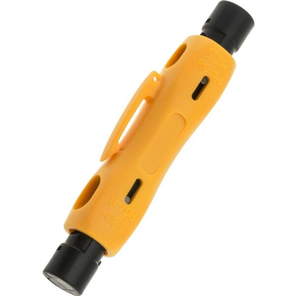 Hanlong 4.8" 121mm Double Ended Stripper/Cutter for RG59/6/11/7 Coaxial Cable YL