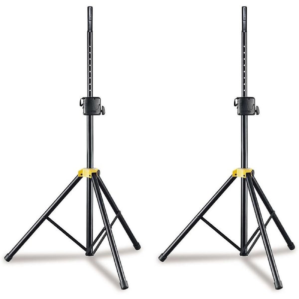 2x Hercules Foldable Floor Stand/Holder/Mount for Stage PA Speaker w/Adaptor BLK