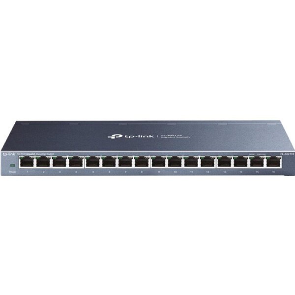 TP Link TL-SG116 16-Port Plug/Play Wall Mounting Gigabit Ethernet Desktop Switch