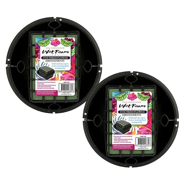 Ozoffer 2Pcs Oasis Florist Foam Bouquet Flower Holders with Sucker