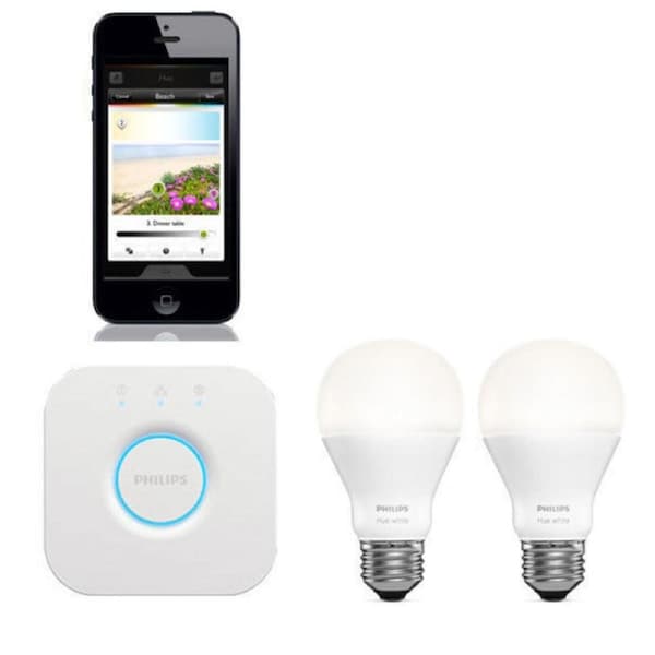 Philips Hue Wi-Fi Starter Kit 2.0 Bridge/2x E27 Warm White Smart LED Light Bulb