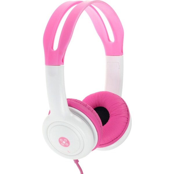 Moki Volume Limited Kids On Ear Headphones/Headband 3.5mm Jack/1.2m CBL Pink 3y+