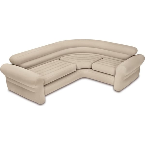 Intex Inflatable Large 257 x 203 x 76cm Corner Lounge Air Sofa/Couch Furniture
