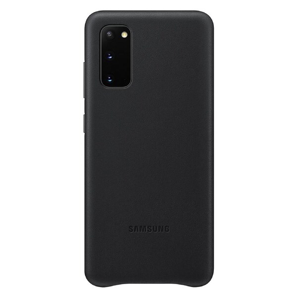 Samsung Leather Cover Phone Cover For Galaxy S20 Black
