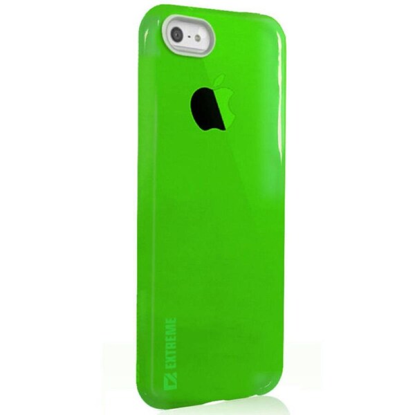Slim Green Transparent Flexible Shock Resistant Cover Case for iPhone 6 6s 4.7"