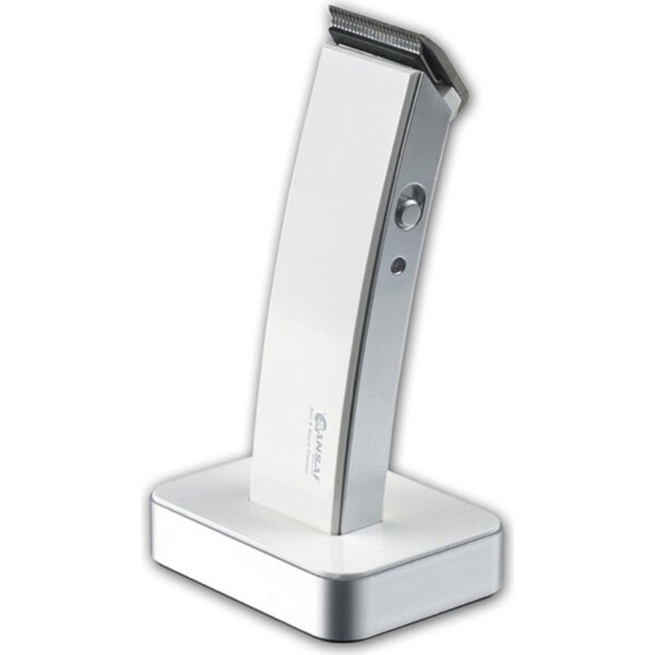 Sansai White Rechargeable/Cordless Professional Hair/Beard Trimmer w/ Comb/Brush