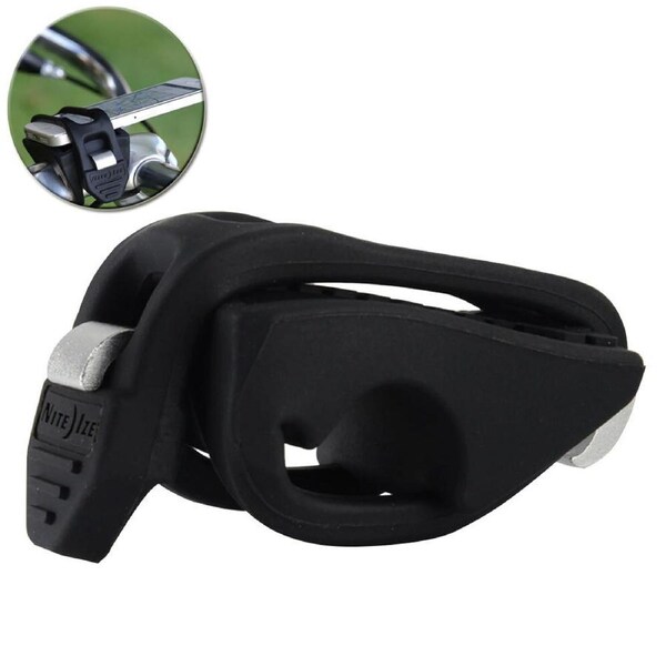 Nite Ize Handle Band Universal Handlebar Phone Mount for Bicycles/Strollers BLK