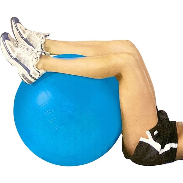 Exercise Fitness 65cm Fit Ball/Inflatable/Pilates/Yoga/Crossfit/Gym w/Pump Blue