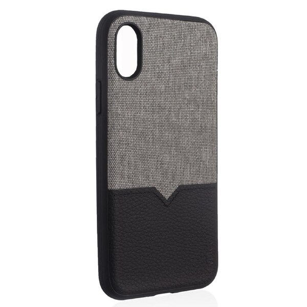 Evutec Northill Drop Proof Fabric/Leather Case For Apple iPhone X/XS w/Mount BLK