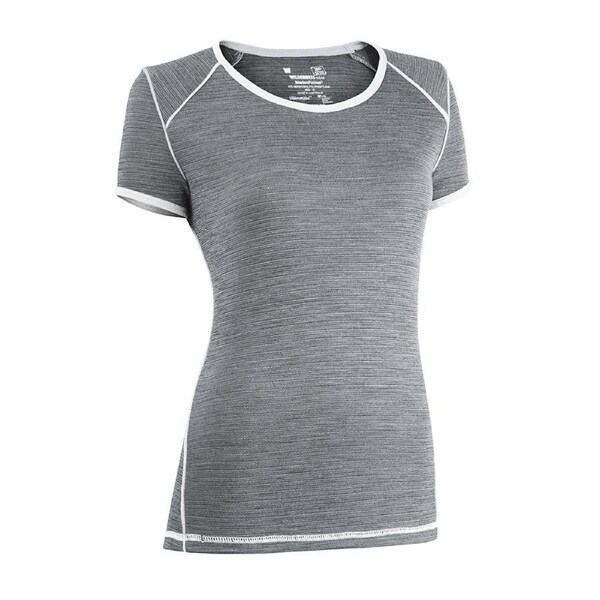 Wilderness Women Short Sleeve Tee Top Shirt Thermal Activewear Size 16 Ice Flow