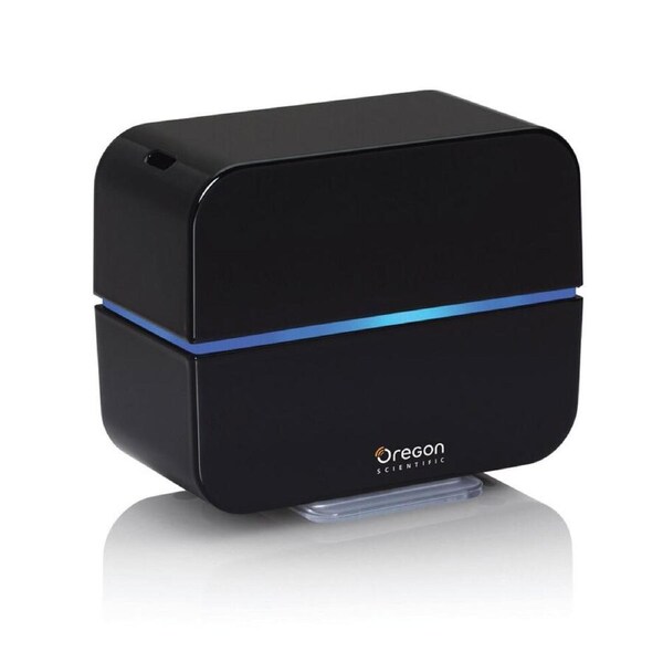 Oregon Scientific Travel USB LED Aroma Diffuser Aromatherapy Timer Cube Black