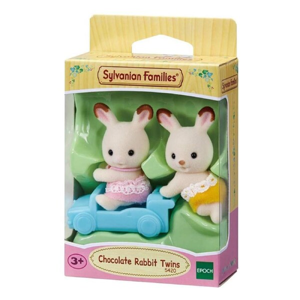 Sylvanian Families Chocolate Rabbit Twins V2 SF5420