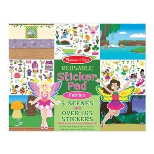 Melissa & Doug Reusable Sticker Pad Fairies