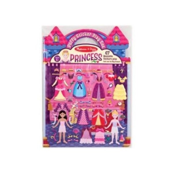 Melissa & Doug Reusable Puffy Sticker Play Set-Princess