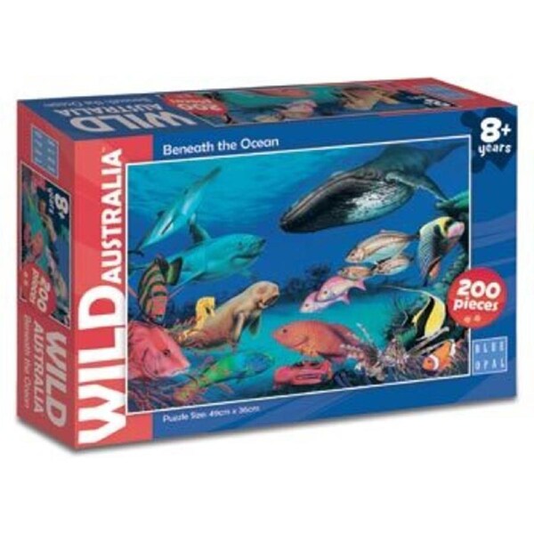Blue Opal Wild Australia Jigsaw Puzzle Beneath the Ocean 200 pieces