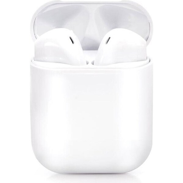True Wireless Universal Bluetooth Earbuds w/Charging Case for IOS/Android White