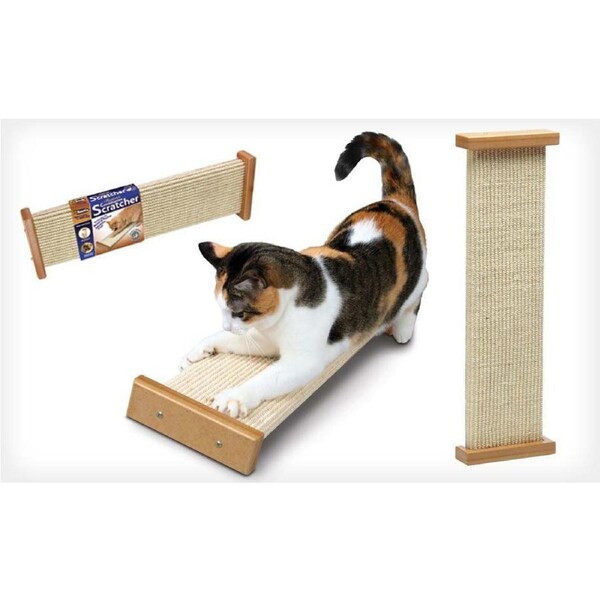 SmartCat Bootsie's Combination Scratcher Tough Sisal Cat Scratch Post