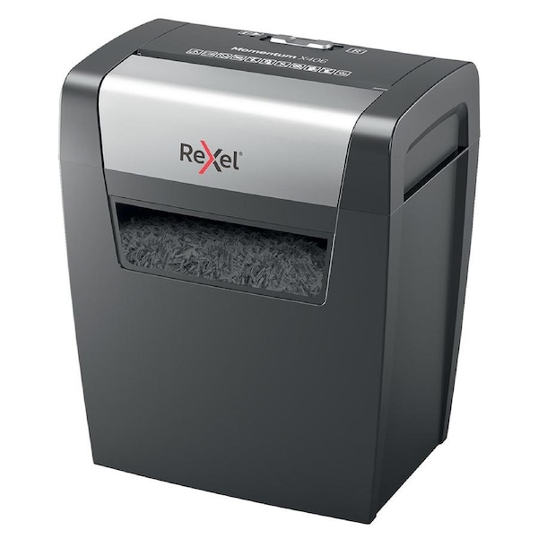 Rexel Momentum X406 Office/Home 15L Cross Cut Shredder A4 Paper 6 Sheets Cutter