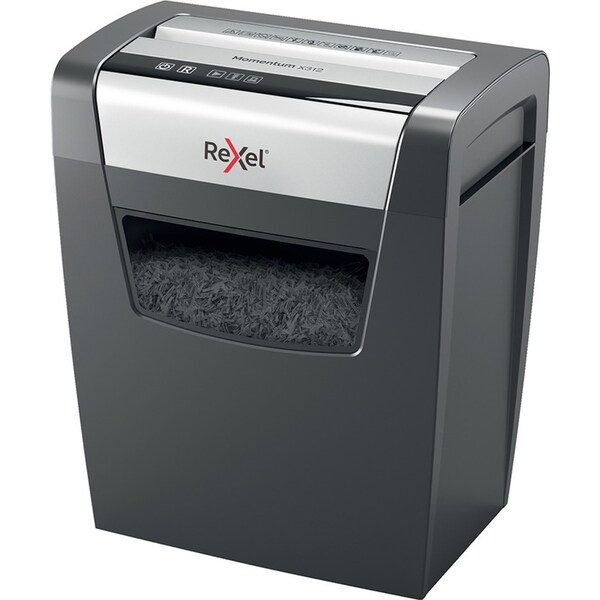 Rexel Momentum X312 Office/Home 23L Cross Cut Shredder A4 Paper 12 Sheets Cutter