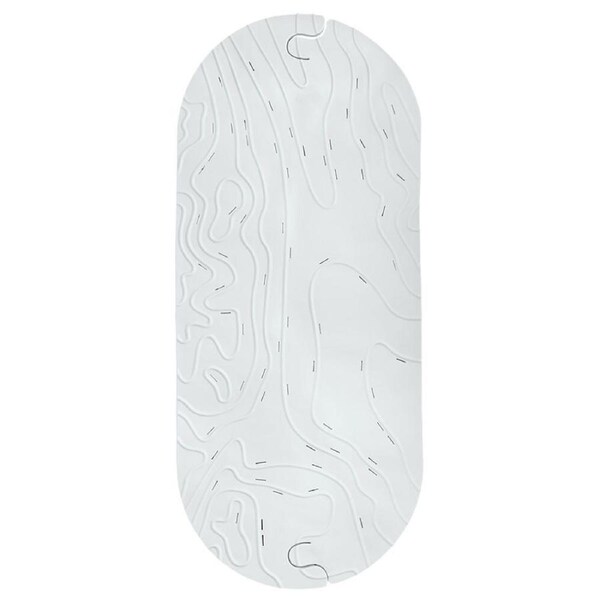 Boon Griffle Bath Mat Shower/Non Slip Bathing Baby/Toddler Kids Safety Grip Grey