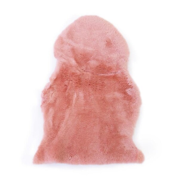 Baby Lambskin Rug - Pink - Australian Merino