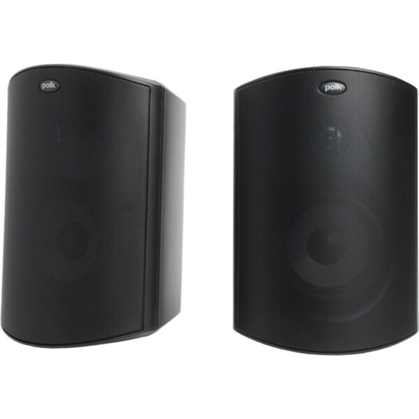 Polk Audio Atrium 6 Wall Mount All Weather Outdoor Speakers/5.25" Drivers Black