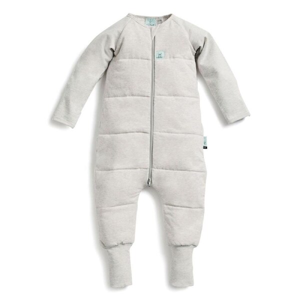 ErgoPouch 2.5 TOG Baby Pyjamas Sleepwear Romper 6-12m Organic Cotton Grey Marle