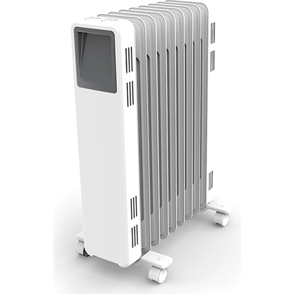 Dimplex 2400W Oil Portable Column Heater/Heating w/Turbo Fan/Thermostat WHT