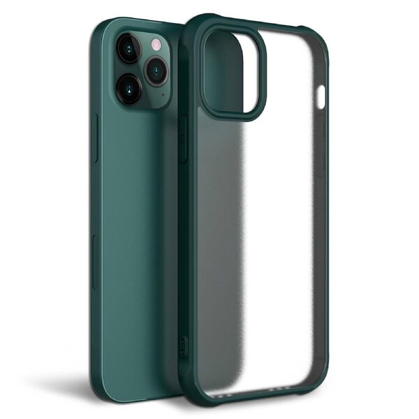 ZUSLAB iPhone 12 Pro Max 6.7" Case SR Fusion Full Protection Protective Hard Back Cover for Apple - Matte Green