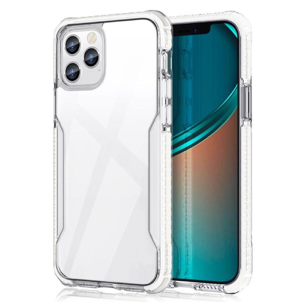 ZUSLAB iPhone 12 Pro Max 6.7" Case Tough Armour Protective Shockproof Cover for Apple - White