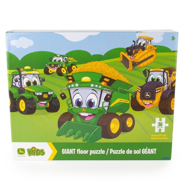 36pc John Deere Kids Giant 91x61cm Fun Tractor/Farm Jigsaw Floor Puzzle 3y+