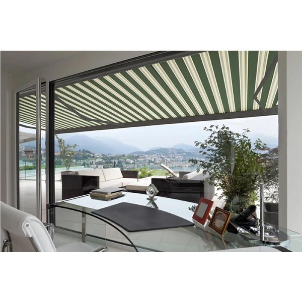 Advaning Classic 12x10' 3.66x3.05m Electric Acrylic Retractable Awning