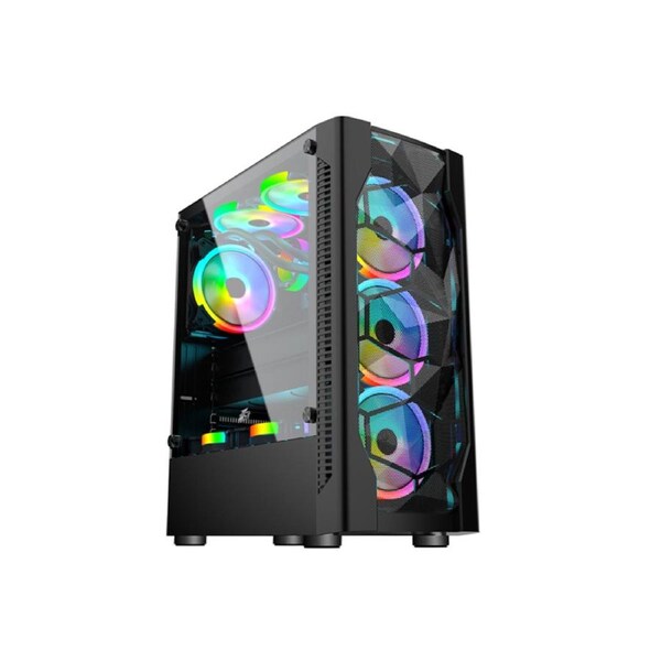 1st Player DK Series D4 ATX Metal Mesh PC Computer Gaming Case Black