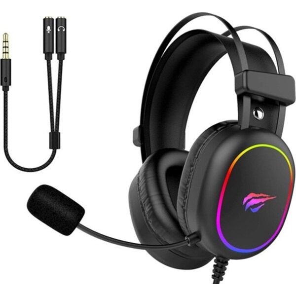 Havit H2016D RGB Gaming Headset Stereo Surround Sound HD Microphone