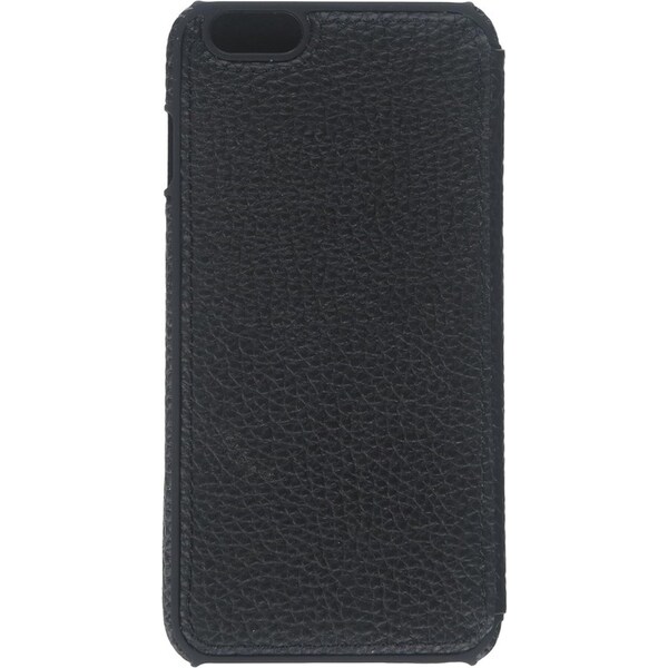 Adopted Leather Folio Wallet Case - iPhone 6 Plus & 6S Plus - Color: Black/Black