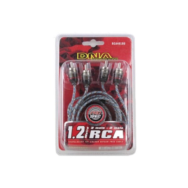 DNA RCA401BU 1.2 Metres 2 To 2 RCA Pro Spec Cable - Blue