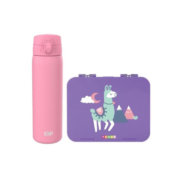Penny Scallan Large Bento Box + Bonus ION8 Bottle - Loopy Llama