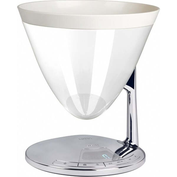 Bugatti Uma Electronic Kitchen Scale and Timer - White