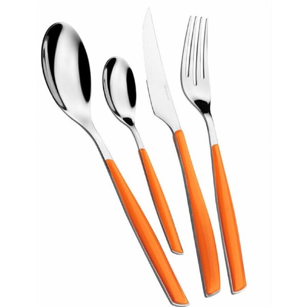 Bugatti Glamour 24pc Cutlery Set - Orange
