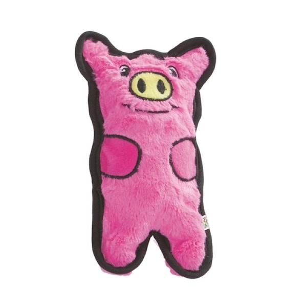Invincibles Mini Puncture Proof Squeaker Pig - No Stuffing!