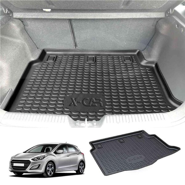 Boot Liner for Hyundai i30 Hatchback 2012-2017 All Weather Heavy Duty Cargo Trunk Mat Luggage Tray