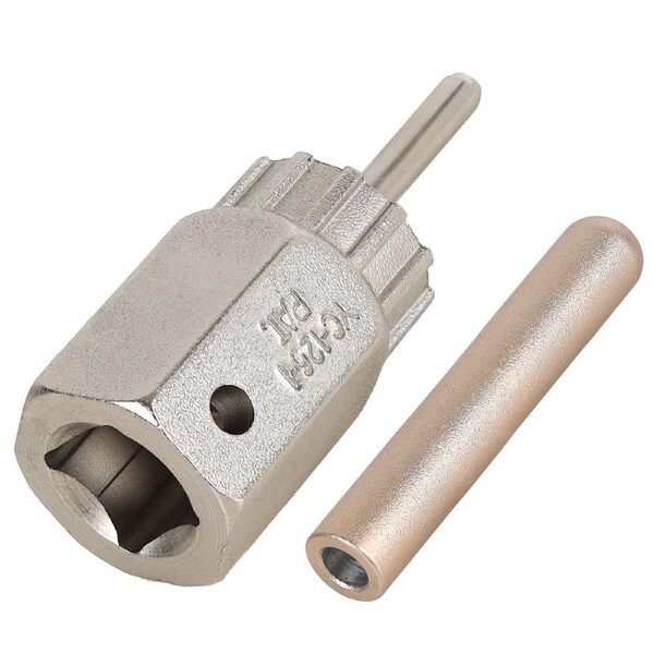 BIKEHAND Bike Bicycle 12-Notch Cassette Lockring Install Removal Tool for 10mm Thru Axle - Compatible with Shimano Sram SunRace Suntour