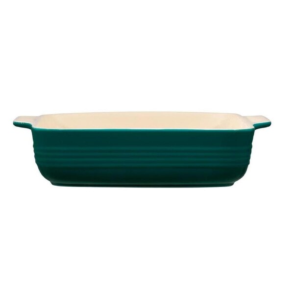 Baccarat Le Connoisseur Stoneware Square Baking Dish Teal 24cm